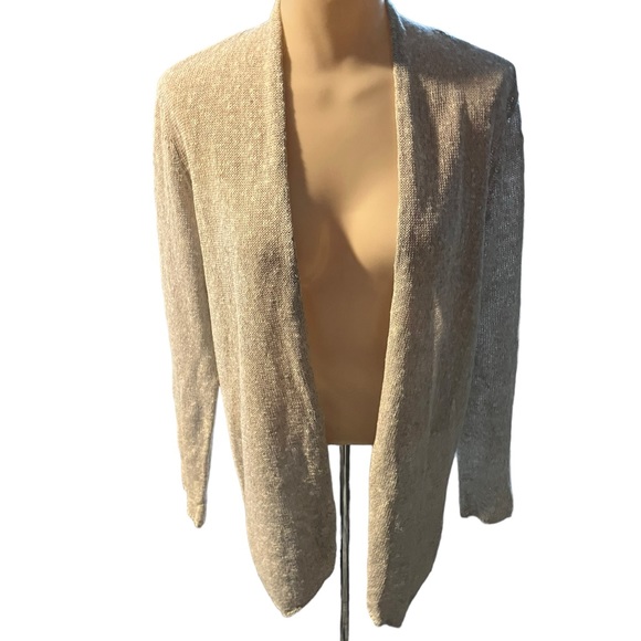 Eileen Fisher Linen Blend Open Cardigan - Picture 3 of 8